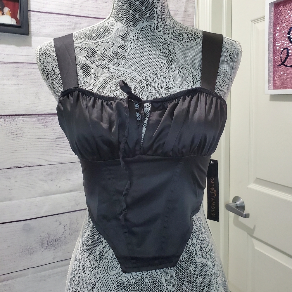 Corset style tank top
